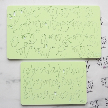 Sweet Stamp - Curly - Gross- und Kleinbuchstaben